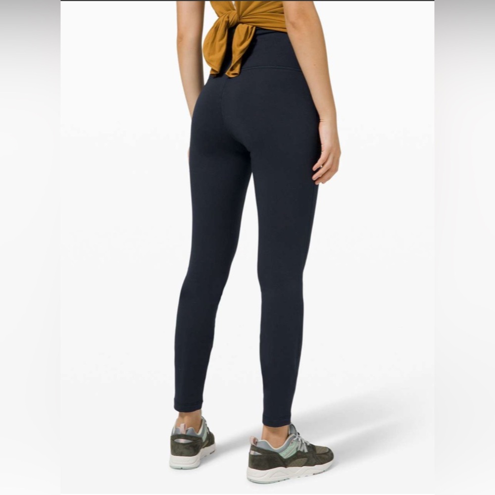Lululemon Wunder Lounge Super High Rise Navy Tight 28” - Picture 3 of 10